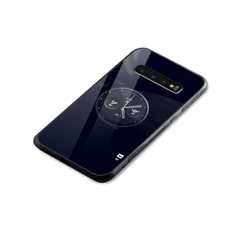 Dark Watch Glass Back Case for Galaxy S10 Plus