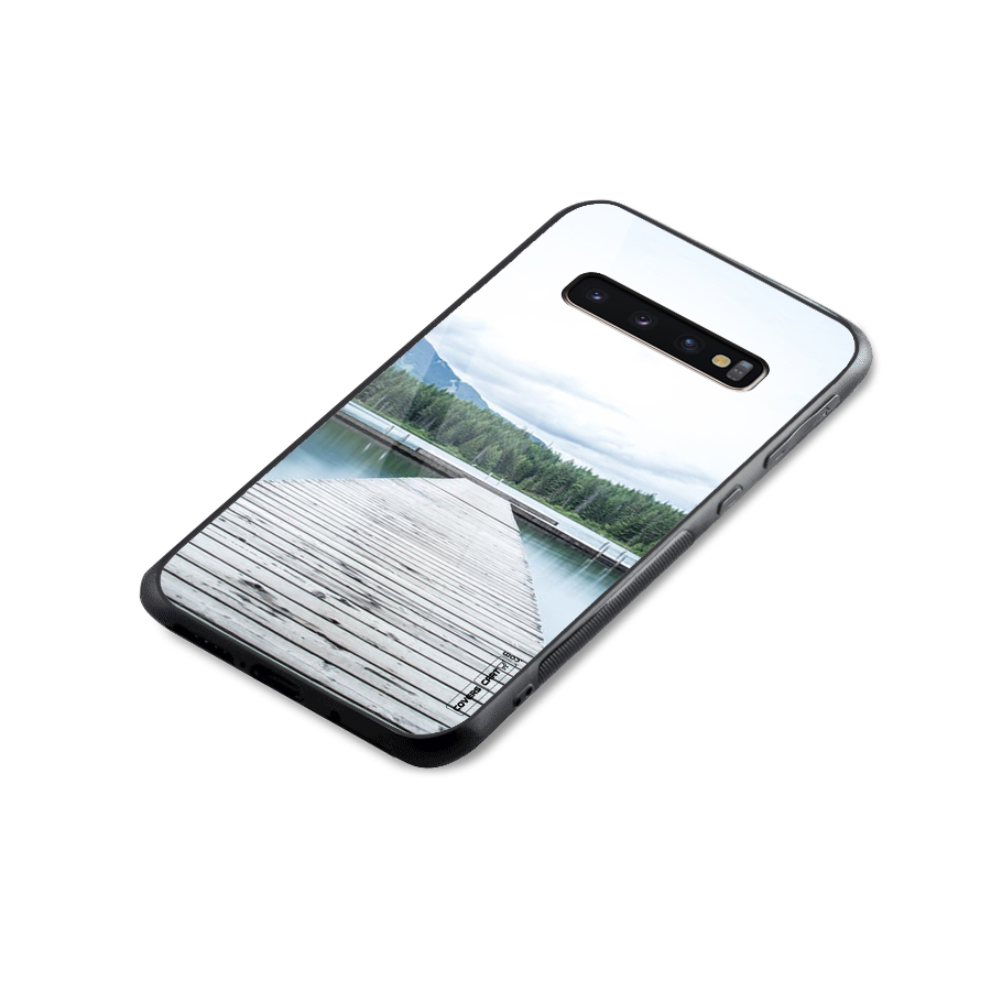 Dock River Glass Back Case for Galaxy S10 Plus