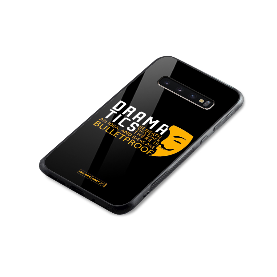 Dramatics Glass Back Case for Galaxy S10 Plus