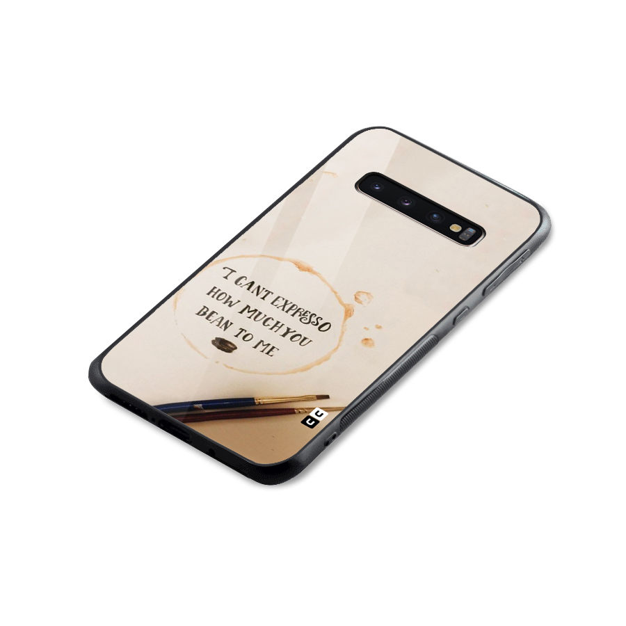 Espresso Bean Glass Back Case for Galaxy S10 Plus