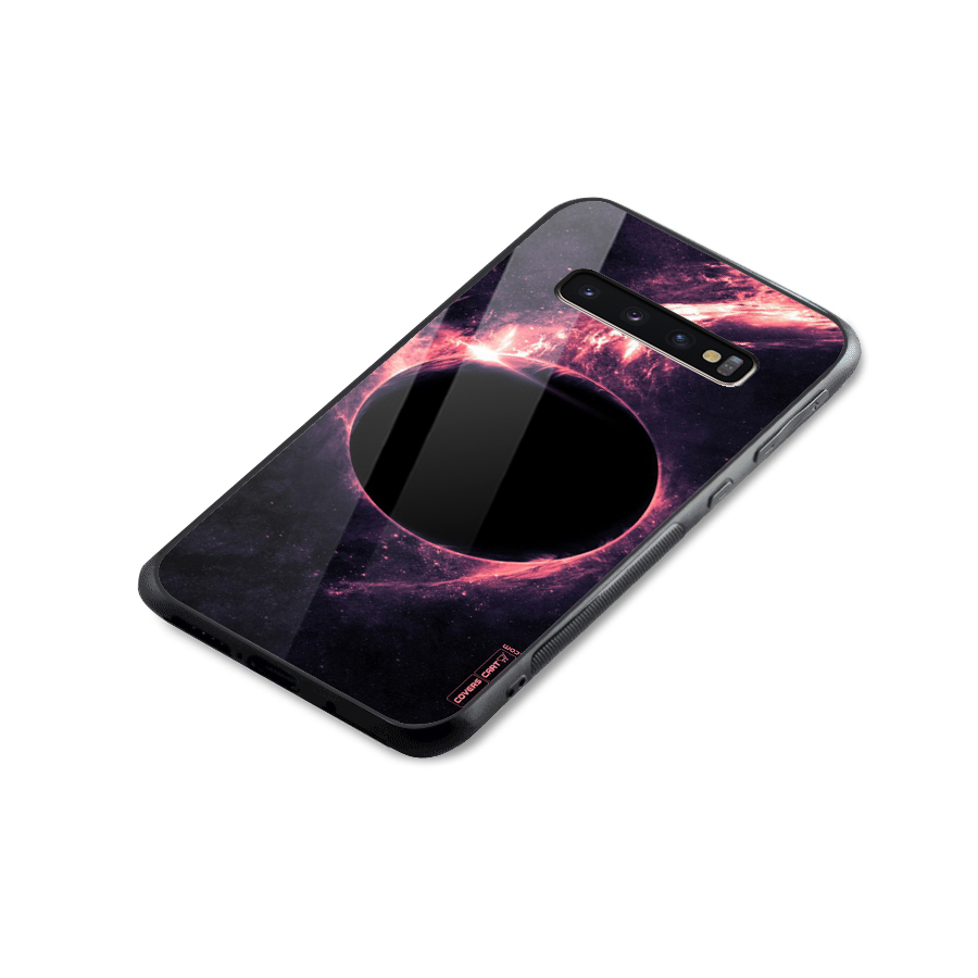 Exotic Design Glass Back Case for Galaxy S10 Plus
