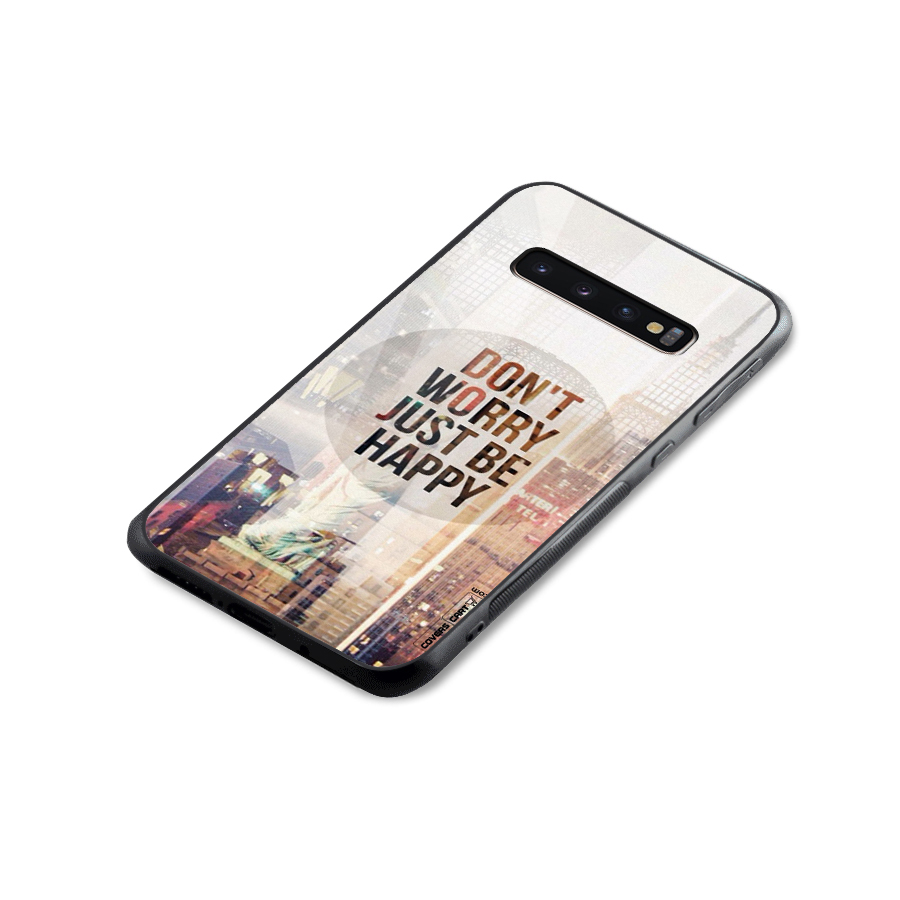 Feel Lively Glass Back Case for Galaxy S10 Plus