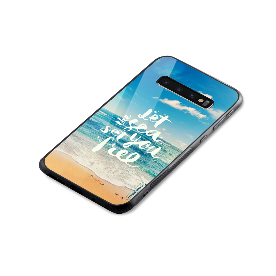 Free Sea Glass Back Case for Galaxy S10 Plus