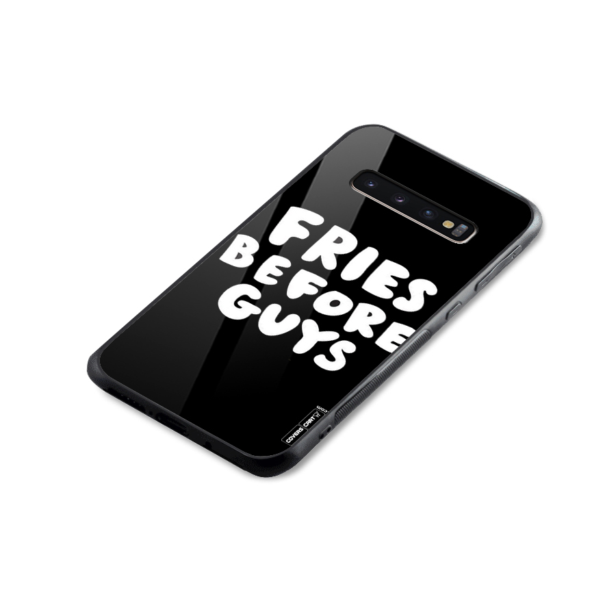 Fries Always Glass Back Case for Galaxy S10 Plus