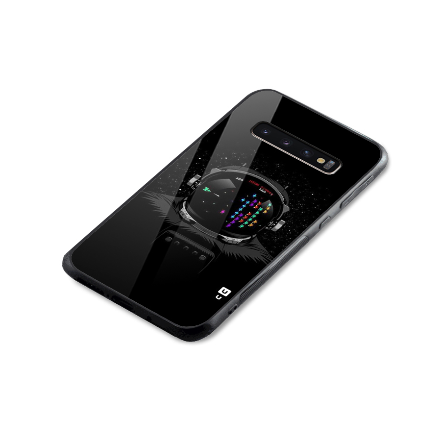 Gamer Head Glass Back Case for Galaxy S10 Plus
