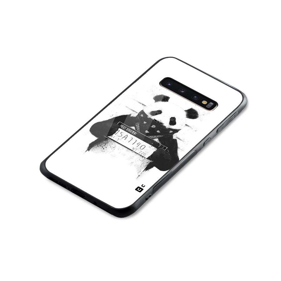 Guilty Panda Glass Back Case for Galaxy S10 Plus