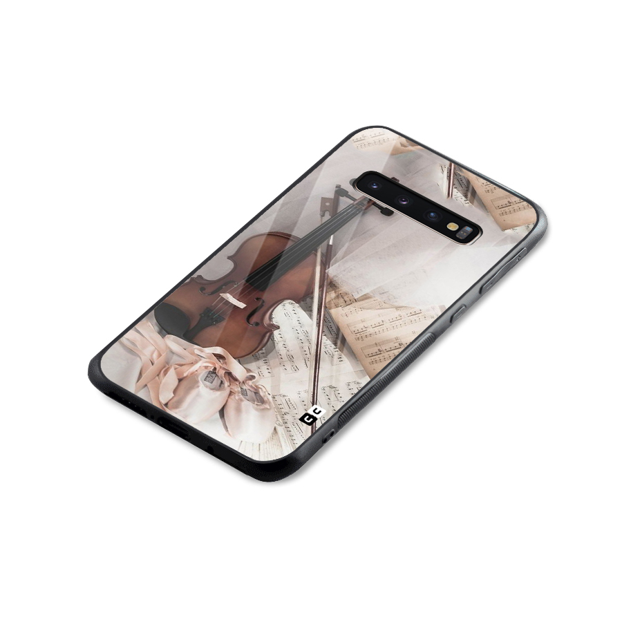 Guitar And Co Glass Back Case for Galaxy S10 Plus