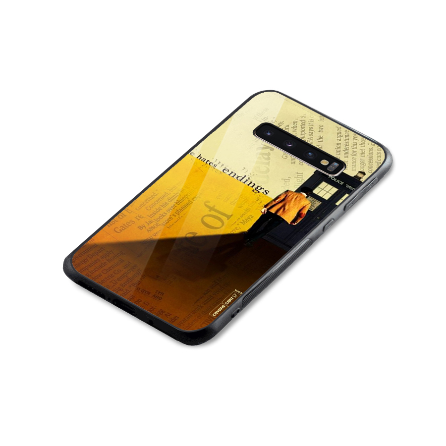 Hates Endings Glass Back Case for Galaxy S10 Plus