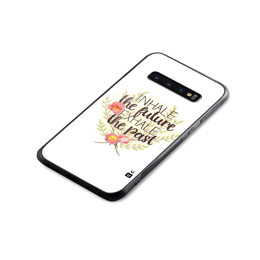 Inhale Future Glass Back Case for Galaxy S10 Plus