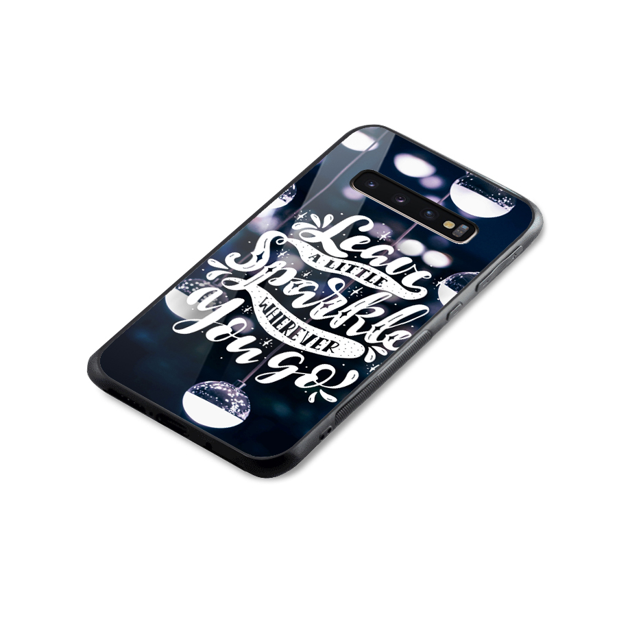 Little Spark Glass Back Case for Galaxy S10 Plus