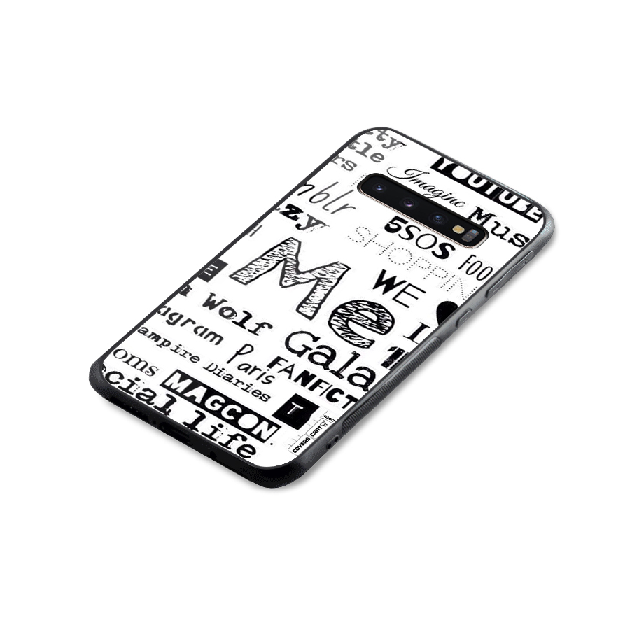 Love Things Glass Back Case for Galaxy S10 Plus