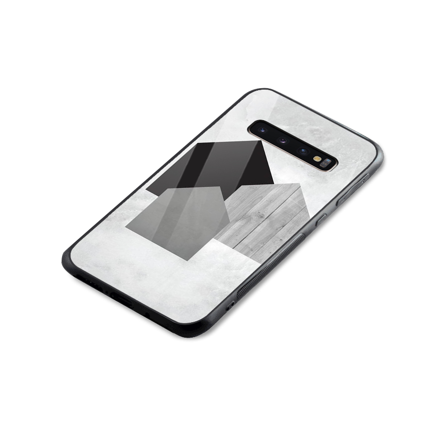 Marble Poster Glass Back Case for Galaxy S10 Plus
