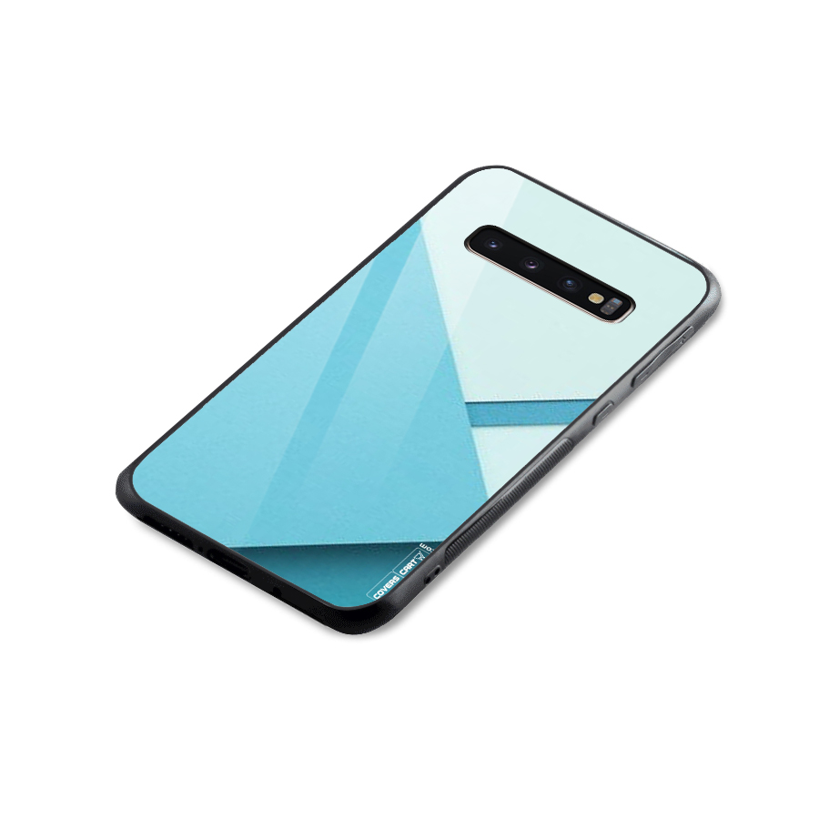 Material Design Glass Back Case for Galaxy S10 Plus