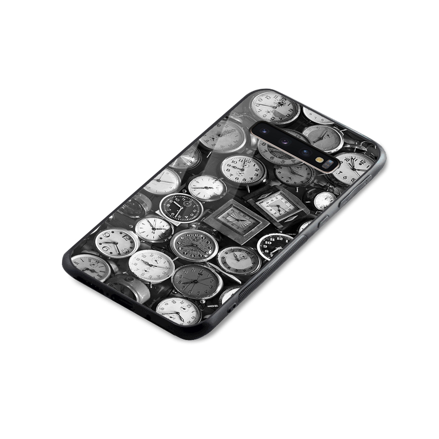 Monochrome Collection Glass Back Case for Galaxy S10 Plus