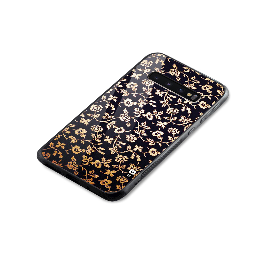 Most Beautiful Floral Glass Back Case for Galaxy S10 Plus