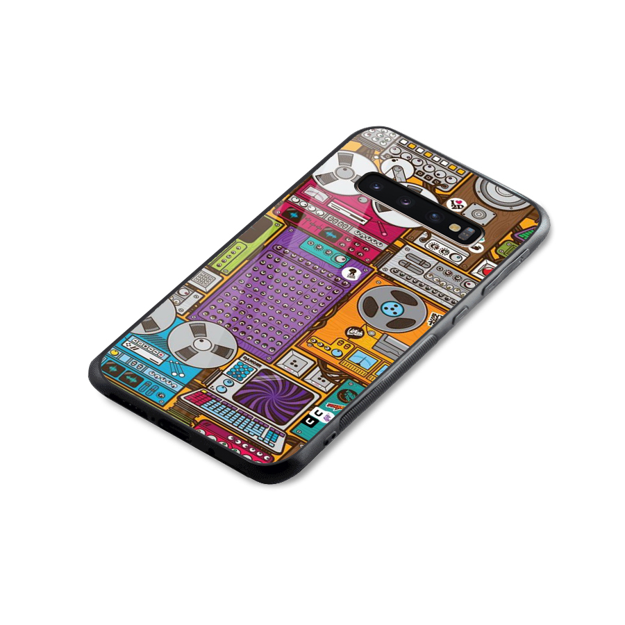 Music Decks Glass Back Case for Galaxy S10 Plus