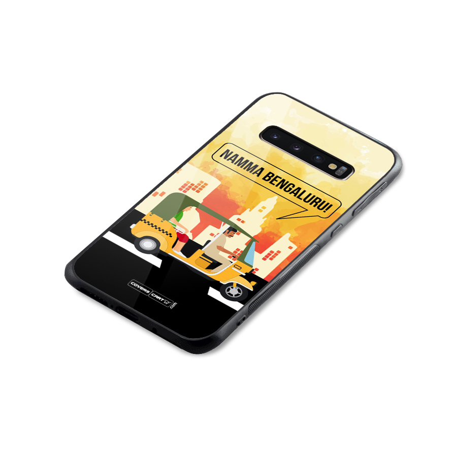 Namma Bengaluru Glass Back Case for Galaxy S10 Plus