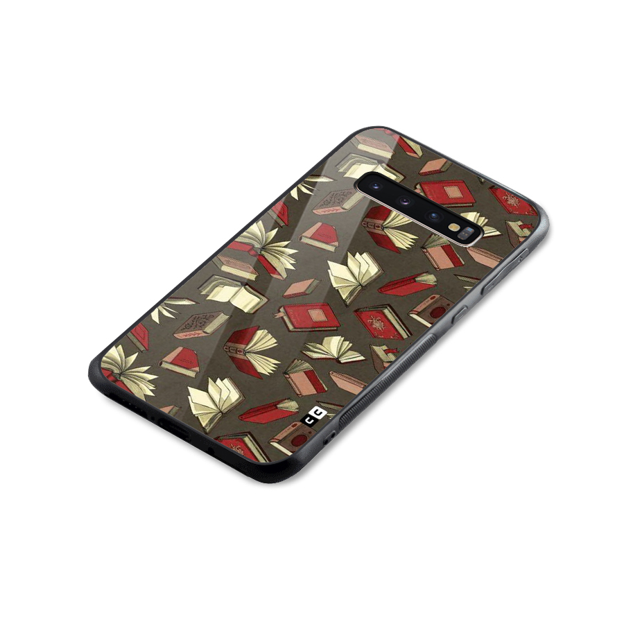 Nerd Head Glass Back Case for Galaxy S10 Plus