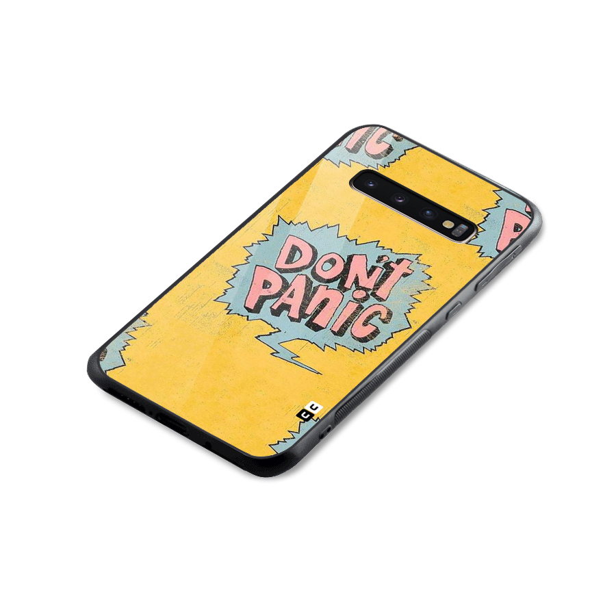 No Panic Glass Back Case for Galaxy S10 Plus