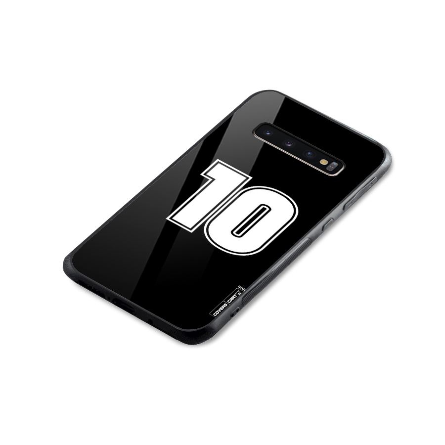 Number 10 Glass Back Case for Galaxy S10 Plus