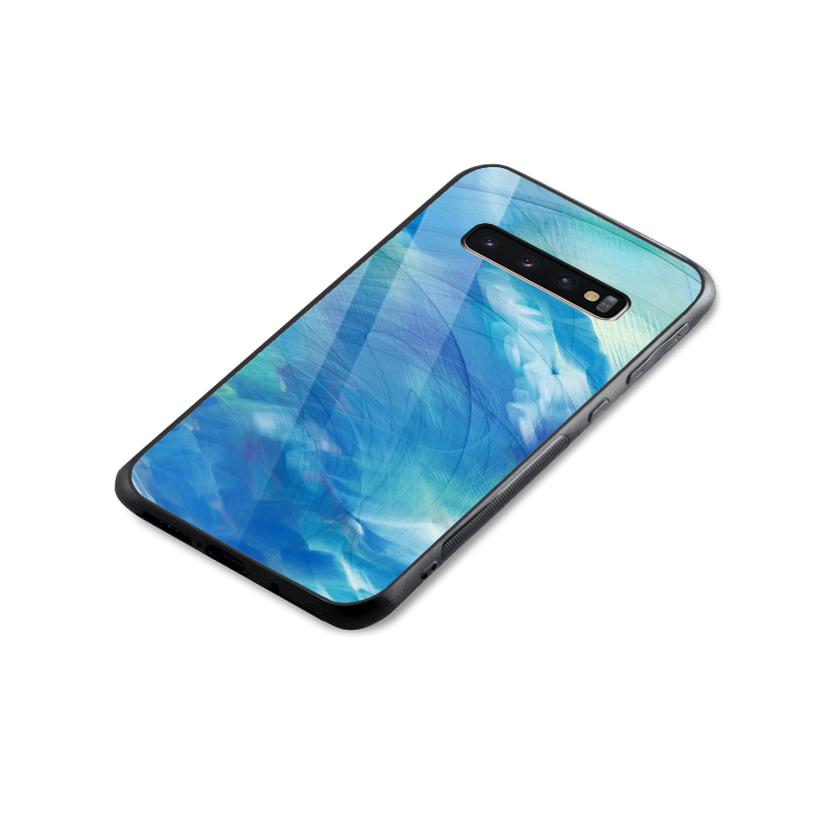 Ocean Mist Glass Back Case for Galaxy S10 Plus
