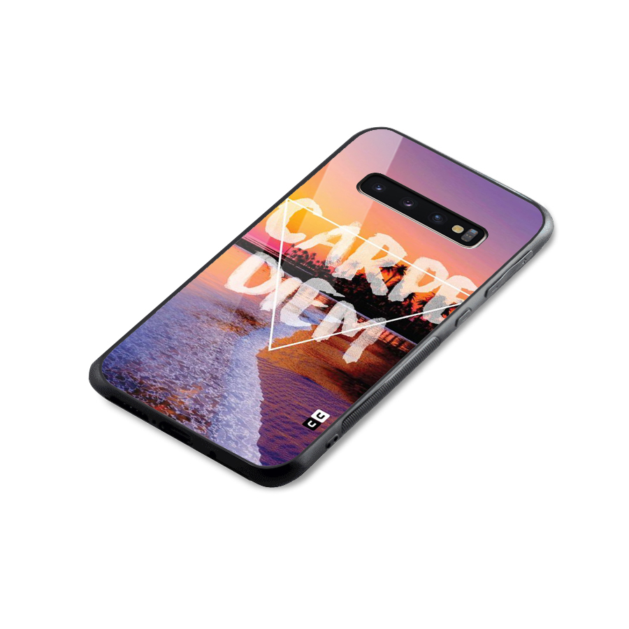 Oceanic Diem Glass Back Case for Galaxy S10 Plus