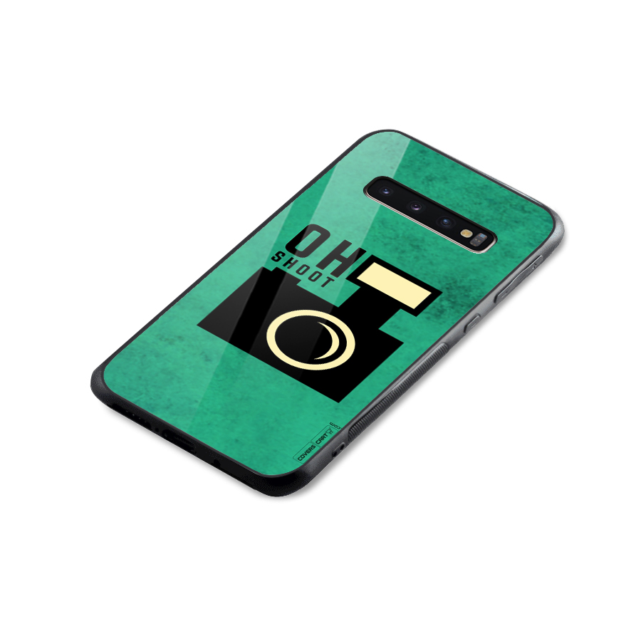 Oh Shoot Glass Back Case for Galaxy S10 Plus