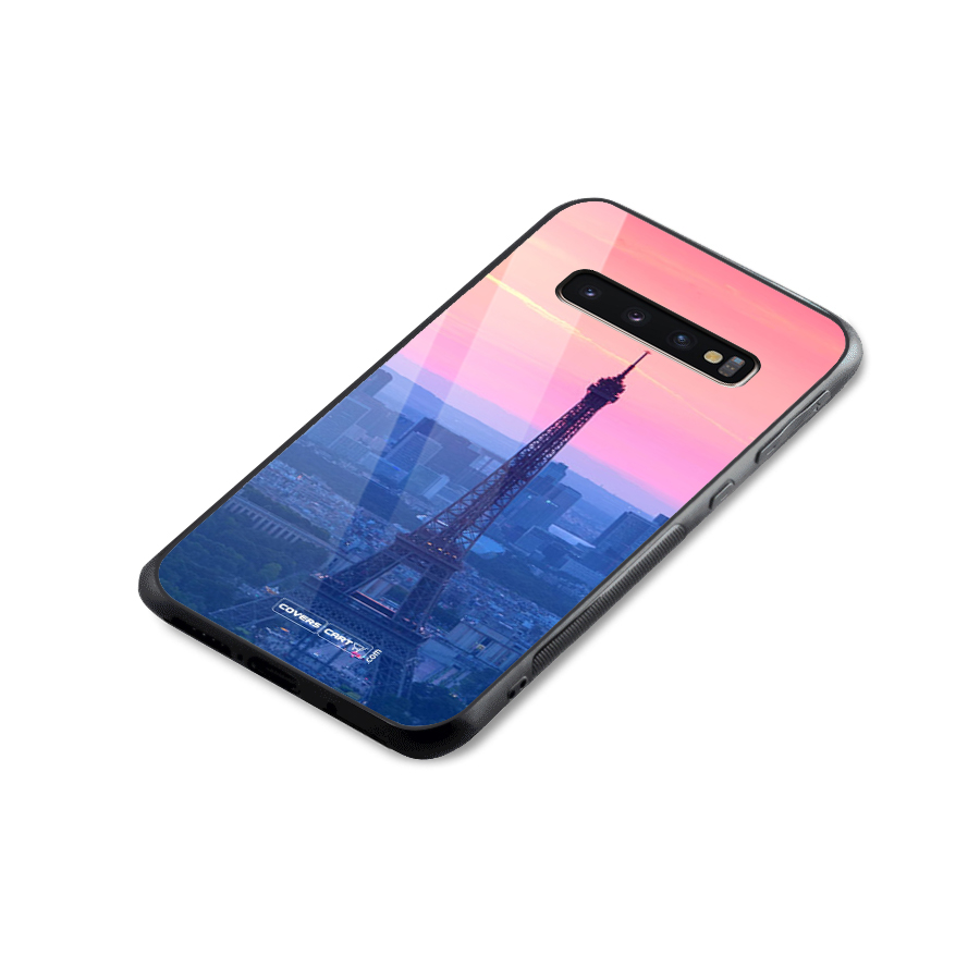 Paris Tower Glass Back Case for Galaxy S10 Plus