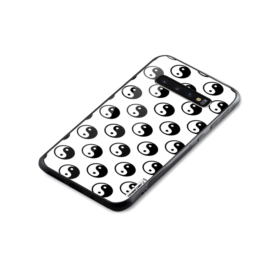 Peace Balls Glass Back Case for Galaxy S10 Plus