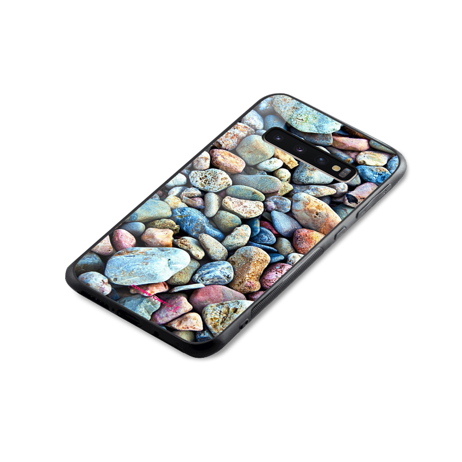 Pebbles Glass Back Case for Galaxy S10 Plus