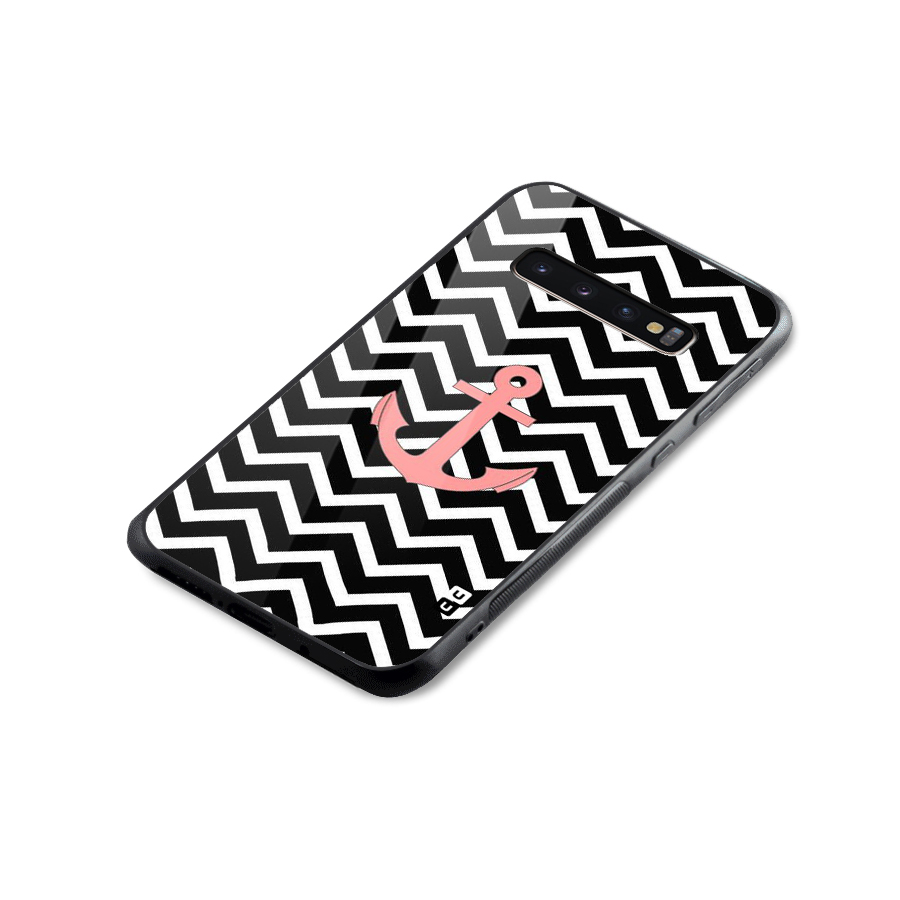 Pink Sailor Glass Back Case for Galaxy S10 Plus