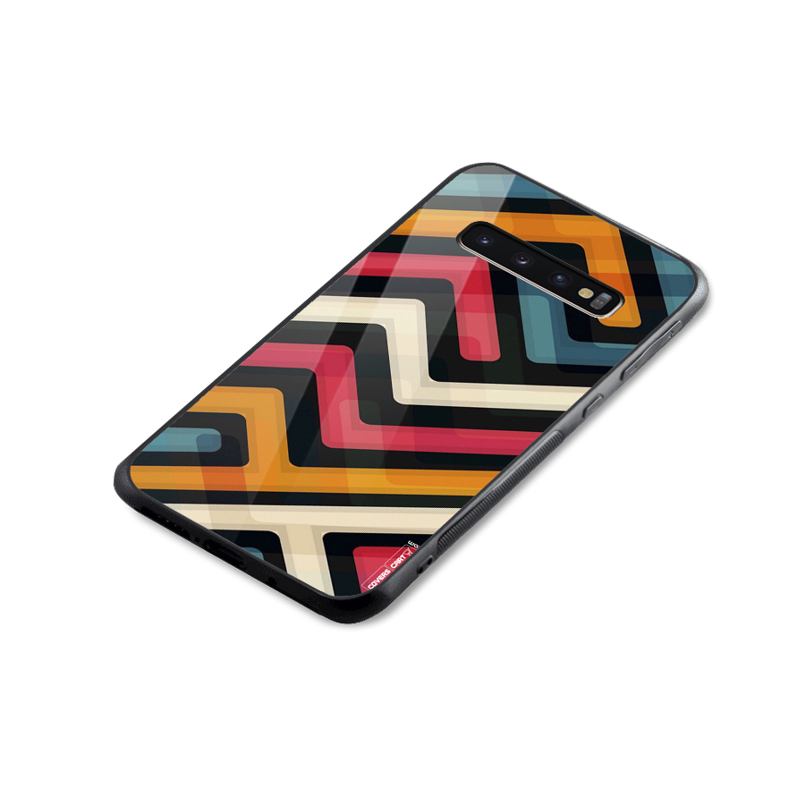 Pipelines Glass Back Case for Galaxy S10 Plus