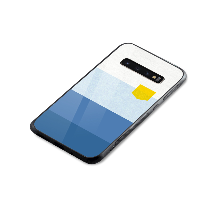 Pocket Stripes. Glass Back Case for Galaxy S10 Plus