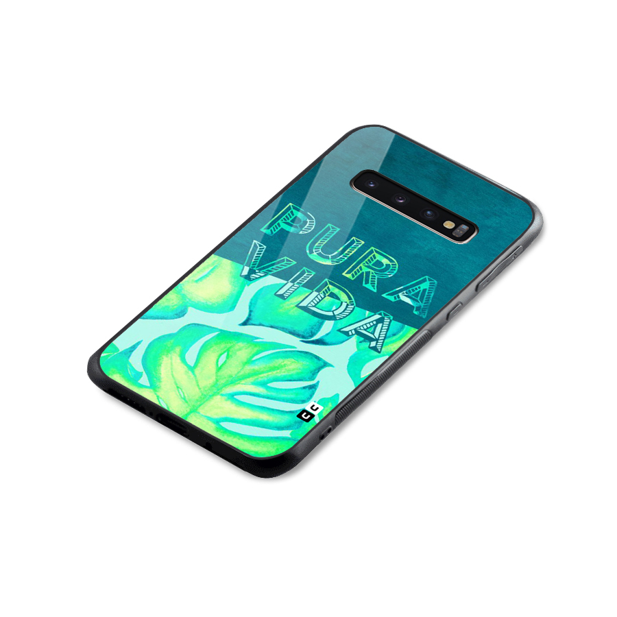 Pre Vida Glass Back Case for Galaxy S10 Plus