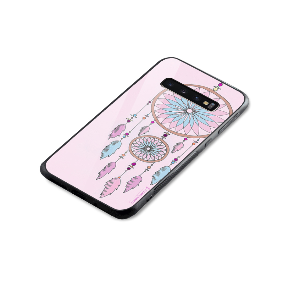 Pretty Dream Catcher Glass Back Case for Galaxy S10 Plus