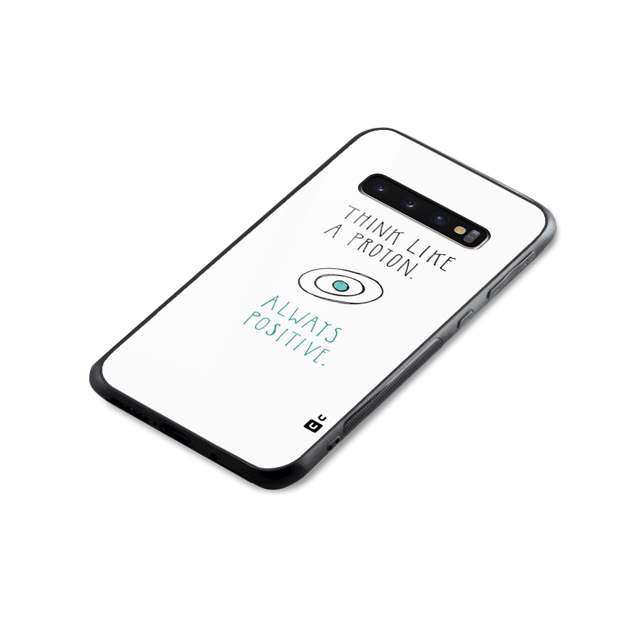 Proton Positive Glass Back Case for Galaxy S10 Plus