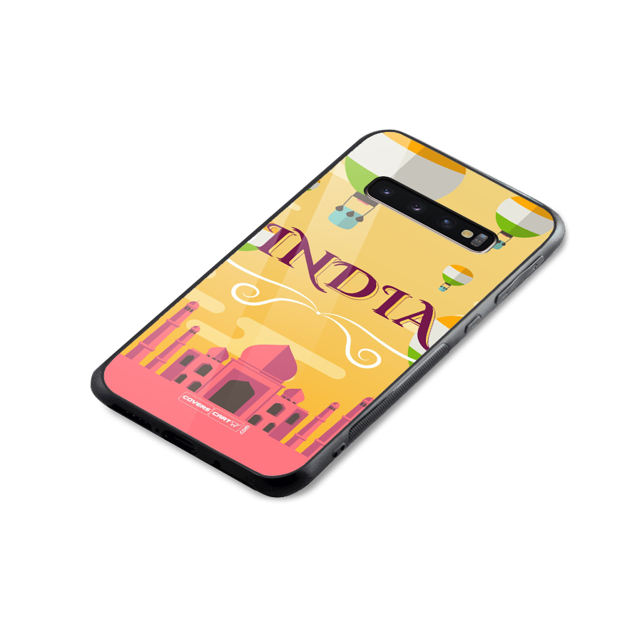 Proud To Be Indian Glass Back Case for Galaxy S10 Plus