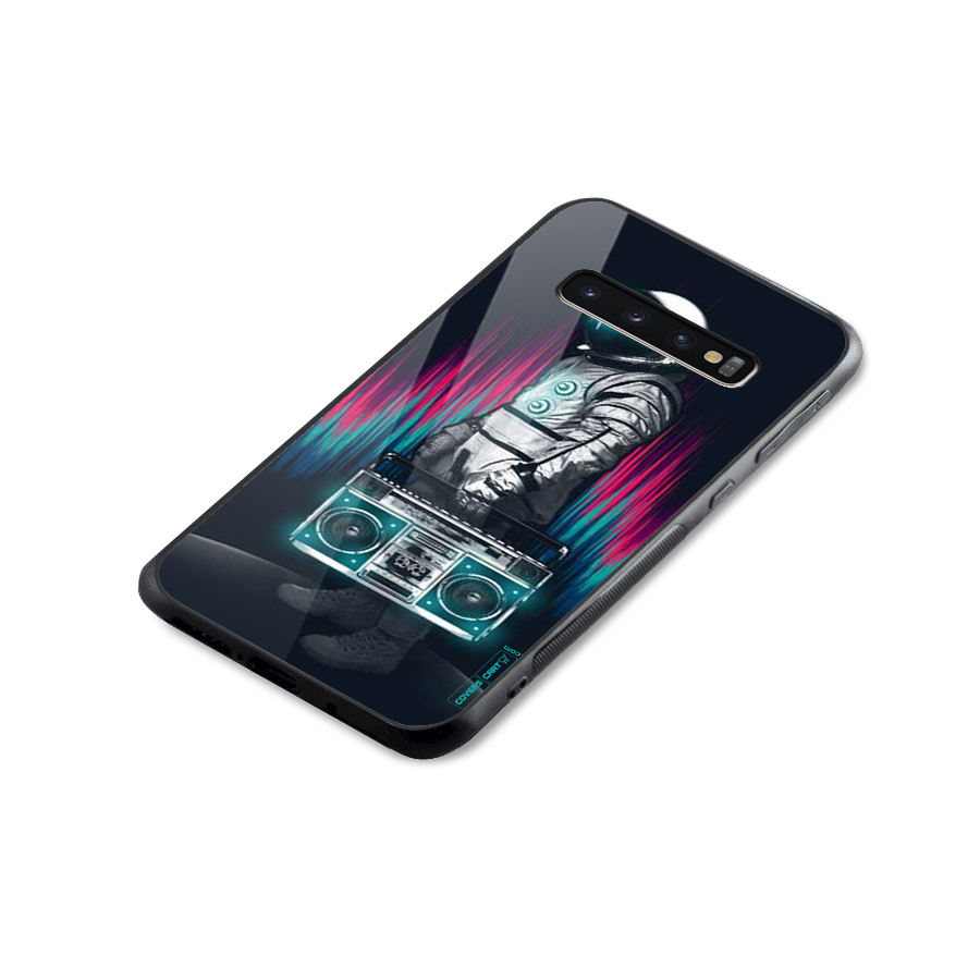Radio Man Glass Back Case for Galaxy S10 Plus