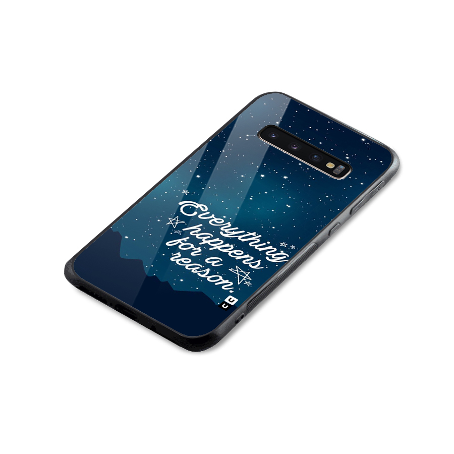 Reason Sky Glass Back Case for Galaxy S10 Plus