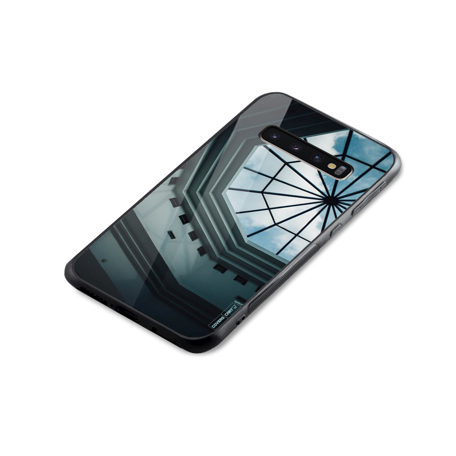 Rooftop Perspective Glass Back Case for Galaxy S10 Plus