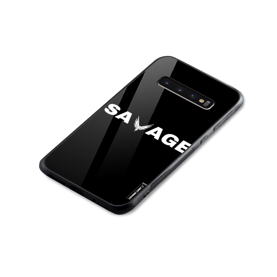 Savage Glass Back Case for Galaxy S10 Plus