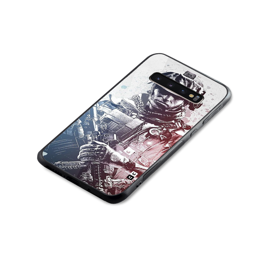 Saviour Glass Back Case for Galaxy S10 Plus