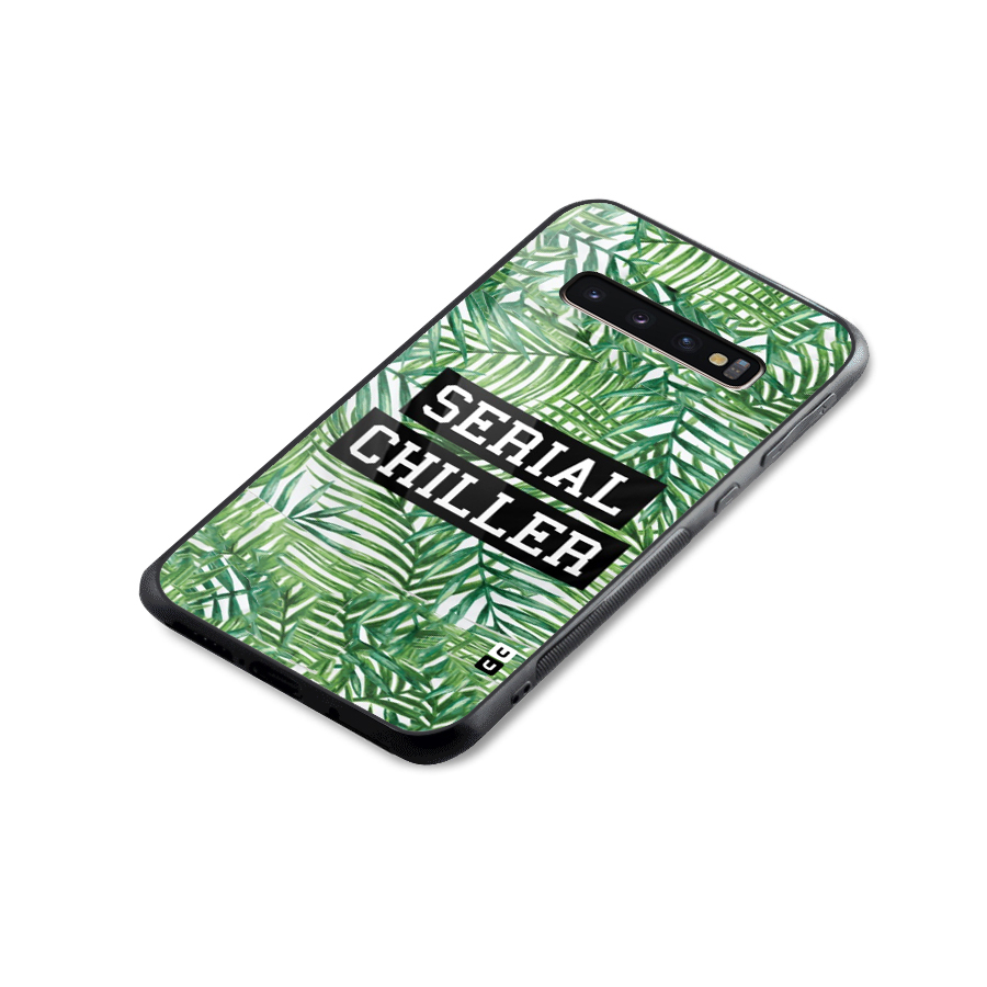 Serial Chiller Glass Back Case for Galaxy S10 Plus