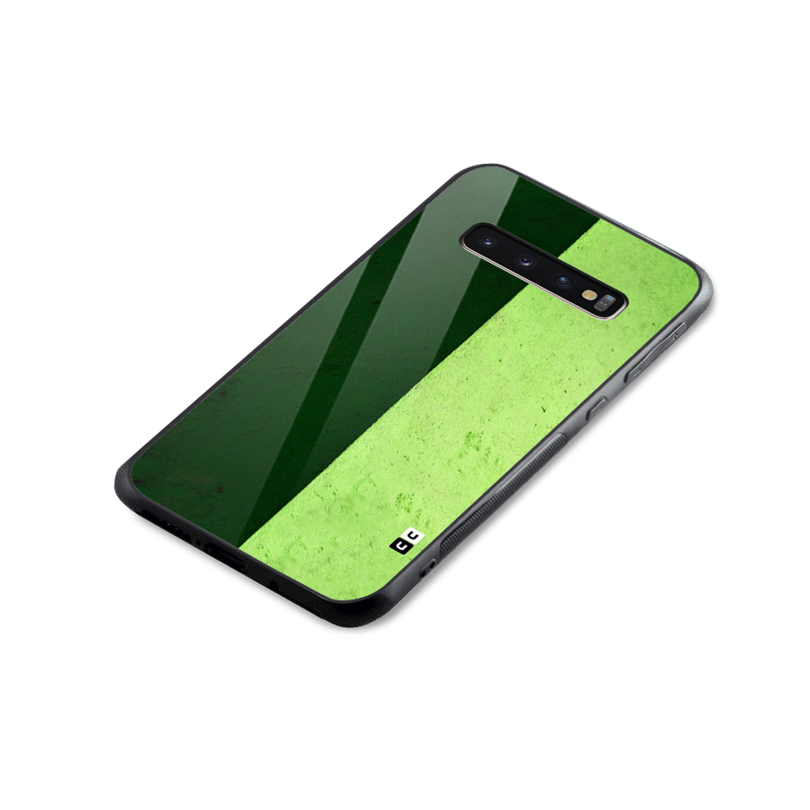 Shades Half Glass Back Case for Galaxy S10 Plus