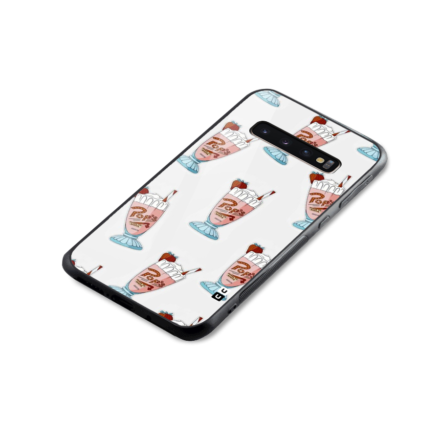 Shake Design Glass Back Case for Galaxy S10 Plus
