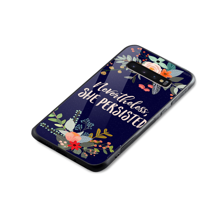She Persisted Glass Back Case for Galaxy S10 Plus