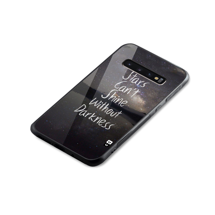 Stars Shine Glass Back Case for Galaxy S10 Plus