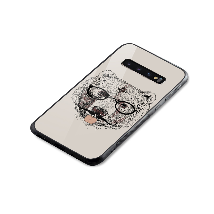 Studious Bear Glass Back Case for Galaxy S10 Plus