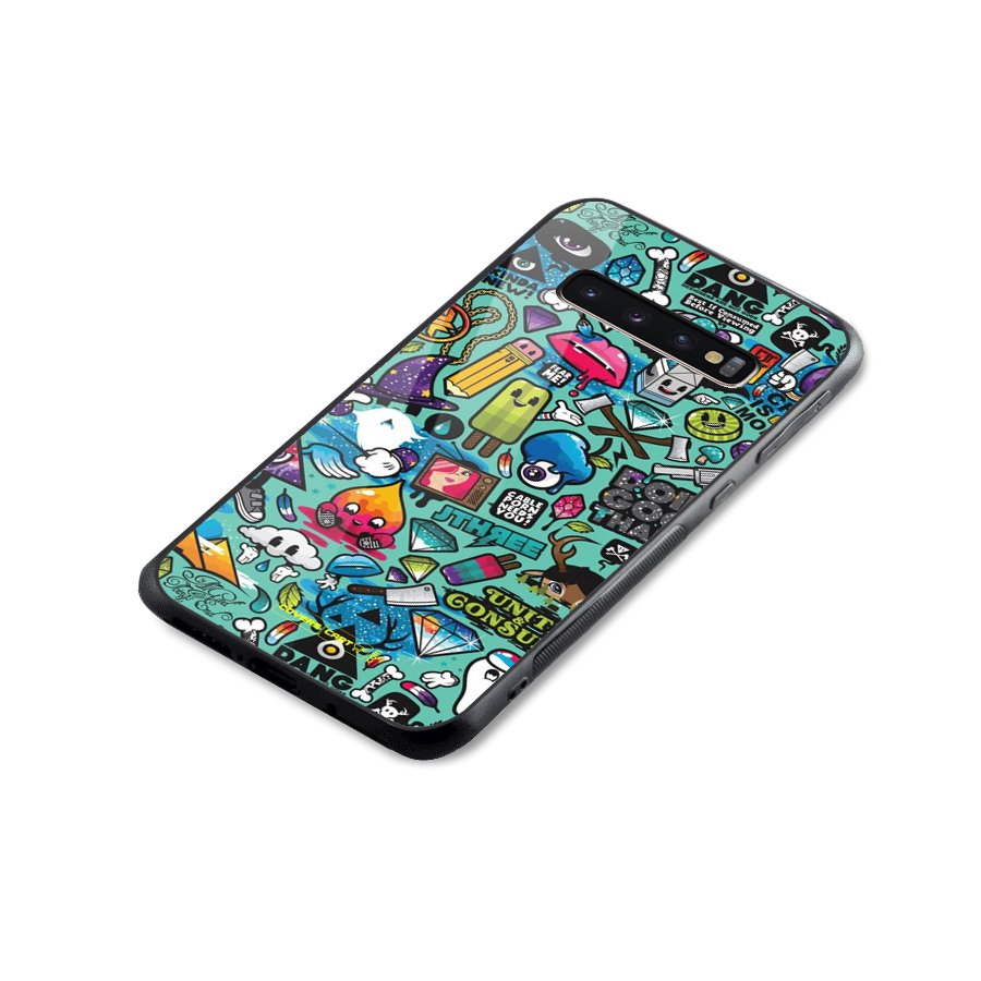 Sweet Candies Glass Back Case for Galaxy S10 Plus