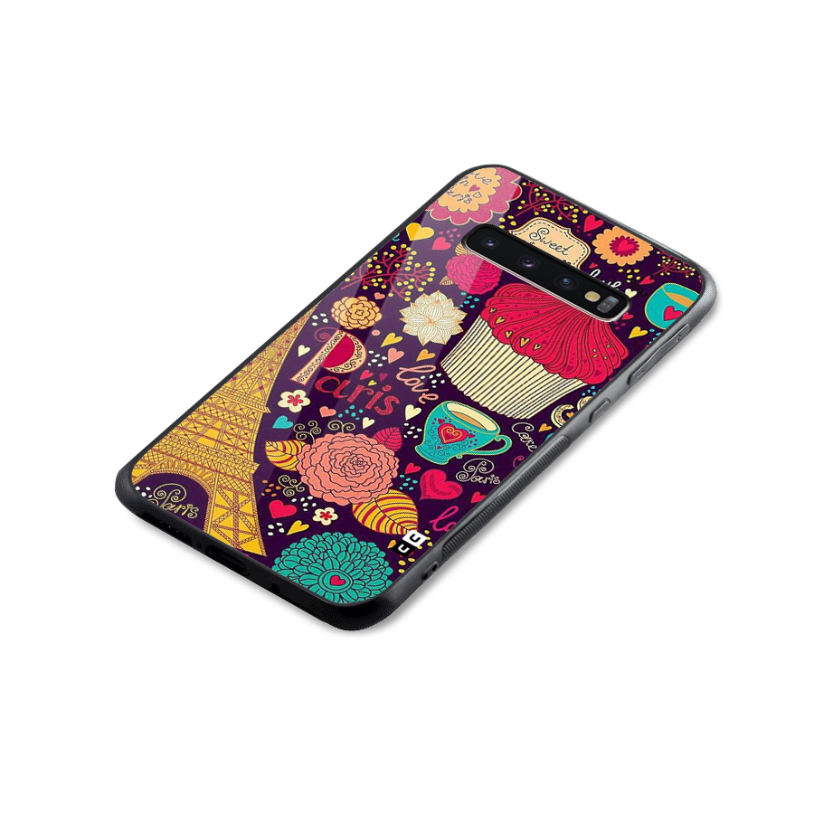 Sweet Love Glass Back Case for Galaxy S10 Plus